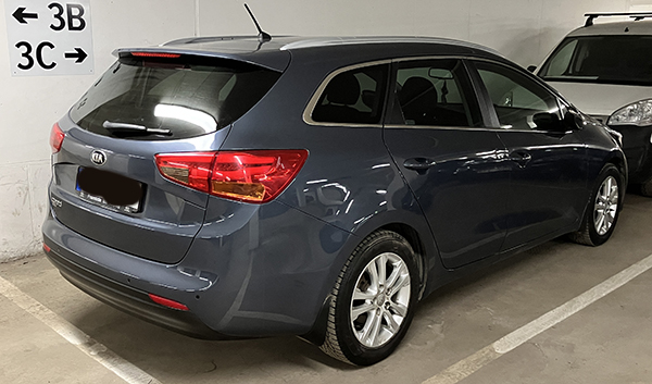 Ren bil i garaget 27 mars 2026