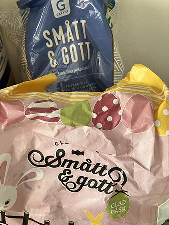 Smått o gott potatis och lösgodis