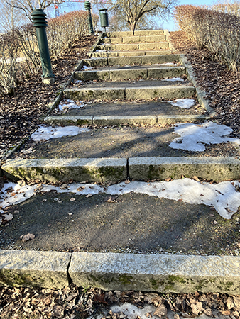 Trappa i Höganäsparken