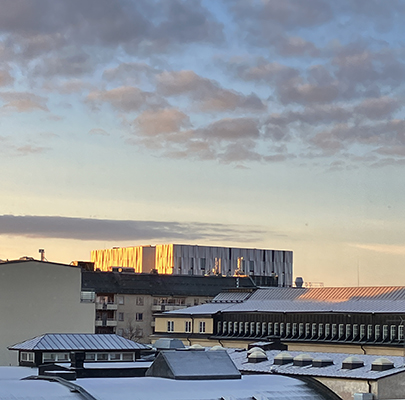 UKK marsmorgon utsikt från köksfönstret UKK marsmorgon utsikt från köksfönstret