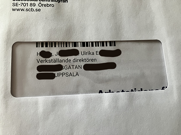 Verkställande direktören på brev till mig