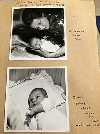 De första fotona av mig maj 1962