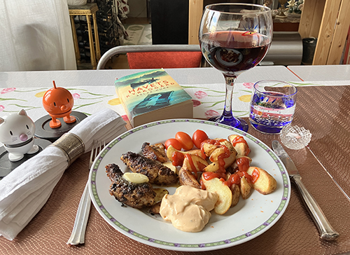 Födelsedagsmiddag kalkon o klyftor med Hopptisarna och Havets kyrkogård