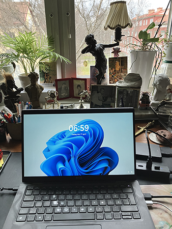 Jobbdatorn kl 6 o 59 fre den 17 april 2026