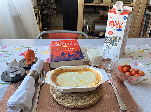 Kycklinglasagne med Hopptisarna och Kvinnorna