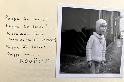 Pappa är larvi i Eksjö 1960 nånting