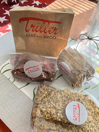 Påsar från Triller med knäcke o kakor