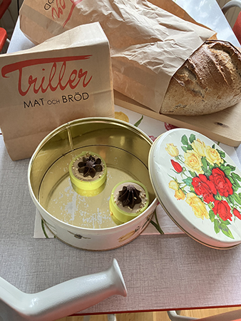 Två Noisette och nötbröd från Triller