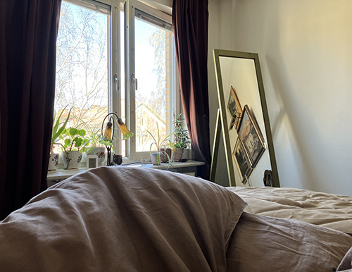 Utsikt från sängen