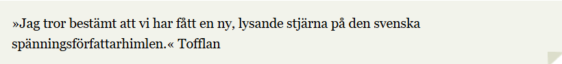 Citerad hos Modernista om Familjehemligheter