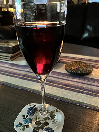 Ett glas rött
