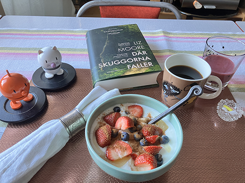 Filfrukost med bär Hopptisarna Där skuggorna faller