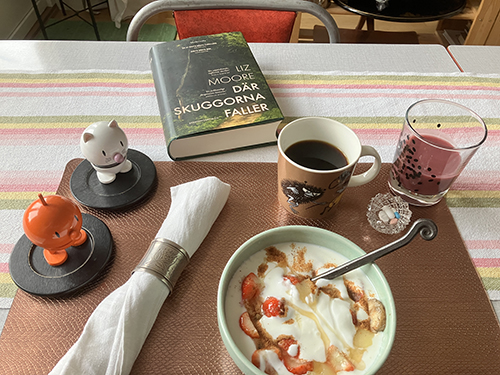 Fredagsfrukost med fil o bär kanel honung Hopptisarna Där skuggorna faller