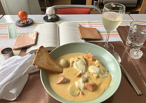 Huvudrätt fisk o skaldjursgryta m aioli o bröd helgens goda v 21 2026