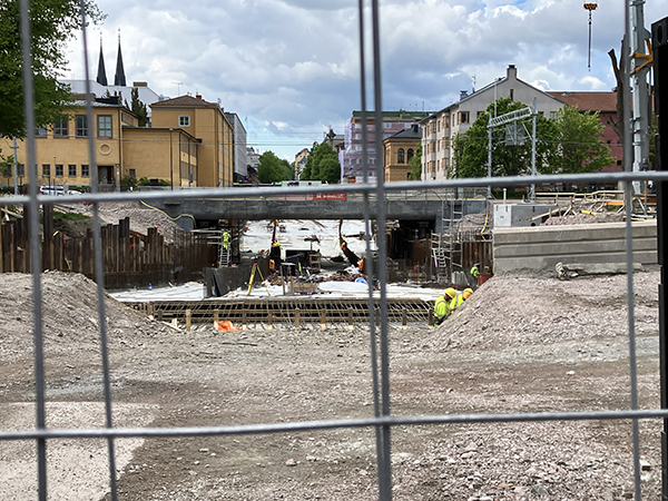 St Olofstunneln rakt på 22 maj 2026