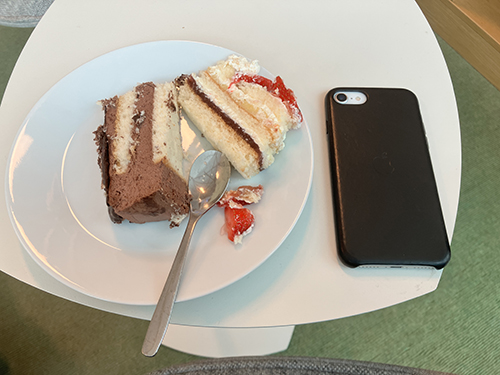 Tårtfika på jobbet