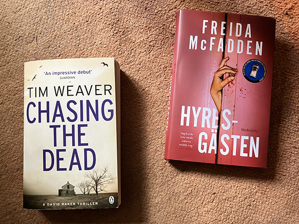 Böckerna Chasing the dead och Hyresgästen Böckerna Chasing the dead och Hyresgästen