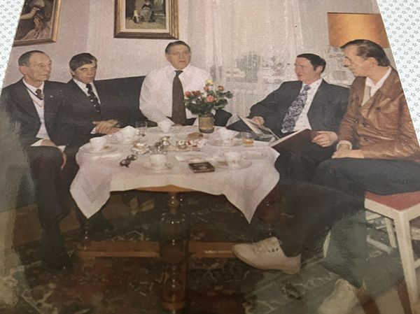 Fikande bröderna Harald Bengt Harry Gösta och Olle