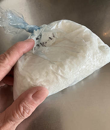 Fryst ris i påse