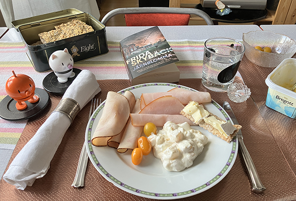 Kalkon o kyckling med mimosasallad Järnblomma Hopptisarna knäcke