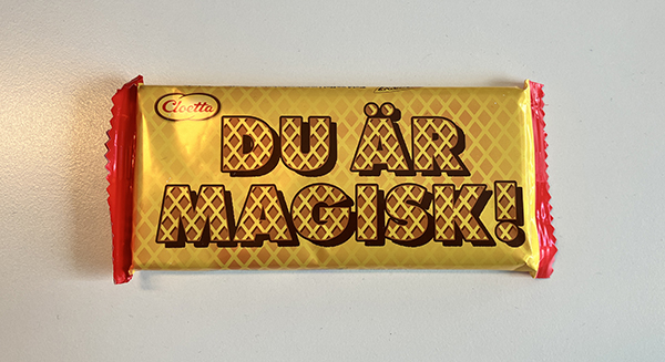 Kexchoklad Du är magisk