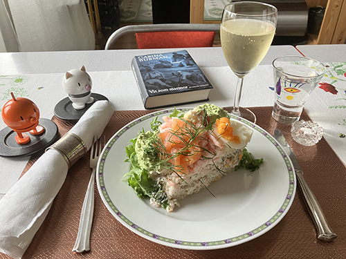 Smörgåstårta riesling Hopptisarna Vit som marmor