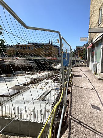 Tunnelbygget hö sida den 26 juni 2026
