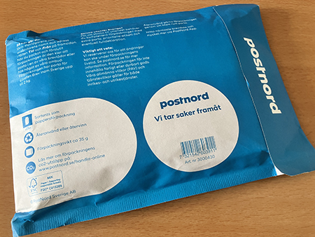 Blått paket