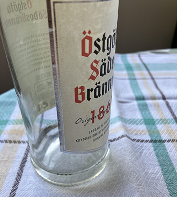 Östgöta sädesbrännvinet tog nästan slut