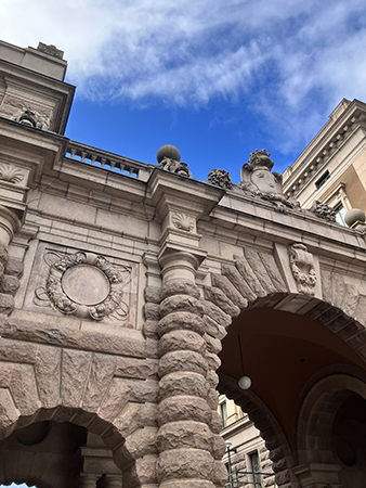 Riksdagshuset portal