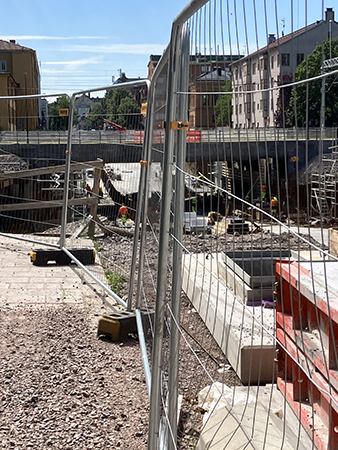 St Olofstunneln vä sida den 17 juli 2026