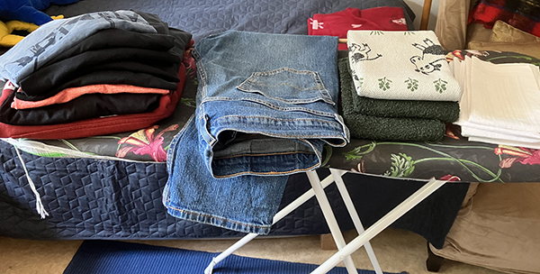 Strukna tischor tröja jeans handdukar tygservetter Strukna tischor tröja jeans handdukar tygservetter