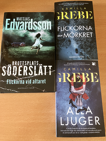 Böckerna Flickorna vid altaret Flickorna och mörkret Alla ljuger