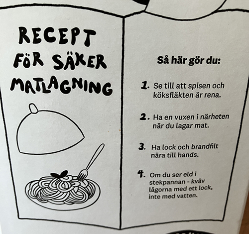 Recept för säker matlagning Recept för säker matlagning