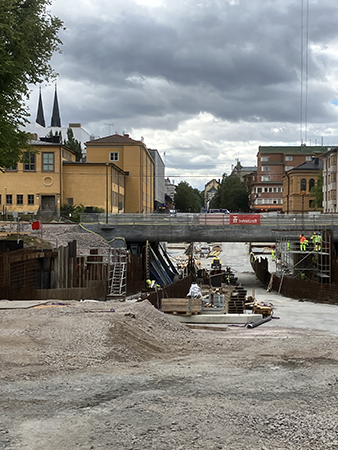 Tunnelbygget St Olof rakt fram 7 aug 2026
