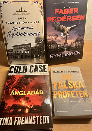 Böckerna Systrarna på Sophiahemmet Rymlingen Ängladåd och Den falska profeten