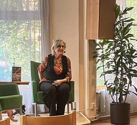 Christina Wahldén i Missionskyrkans författarstafett Kulturnatten 2026