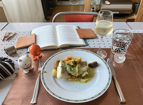 Fisk med primörer och örtsmör med Hopptisarna och Kära Debbie