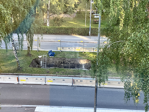 Hålet i allén dag åtta