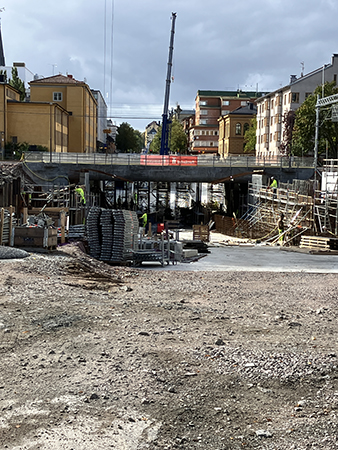 Tunnelbygget St Olof rakt fram den 18 sept 2026