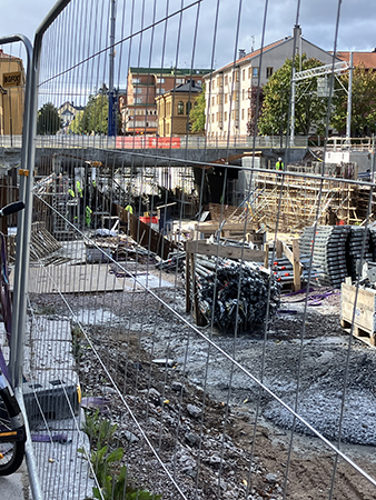 Tunnelbygget St Olof vä sida den 18 sept 2026