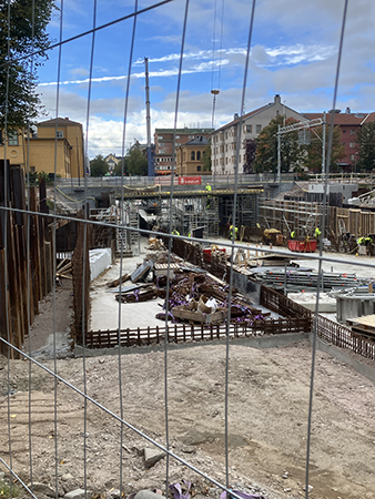 Tunnelbygget St Olof vä sida den 25 sep 2026