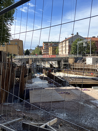 Tunnelbygget St Olof vä sida den 4 sep 2026