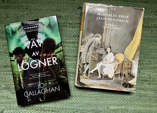 Böckerna Väv av lögner och Min salig bror Jean Hendrich Böckerna Väv av lögner och Min salig bror Jean Hendrich