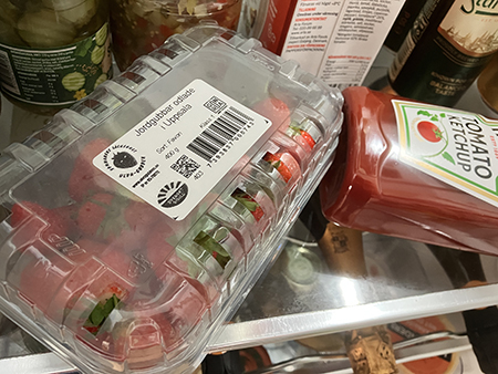 Jordgubbar och ketchup