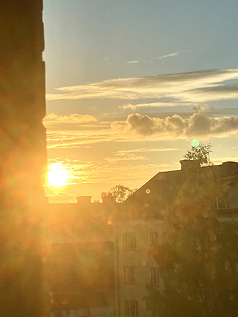 Solnedgång den 3 oktober 2026 Solnedgång den 3 oktober 2026