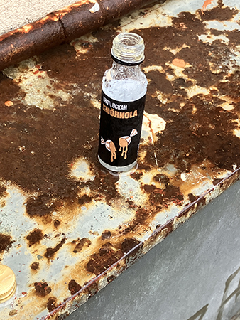 Tom liten flaska smörkoleshot
