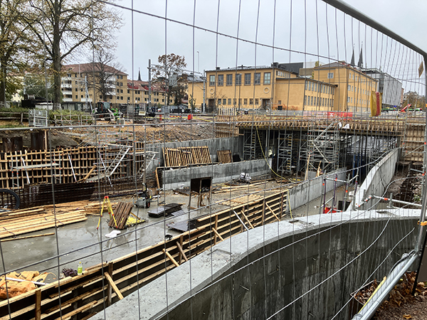 Tunnelbyget St Olof hö sida den 23 okt 2026