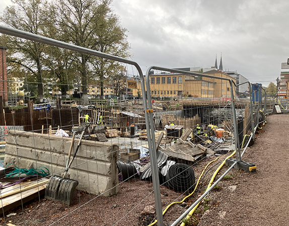 Tunnelbygget St Olof hö sida den 16 okt 2026