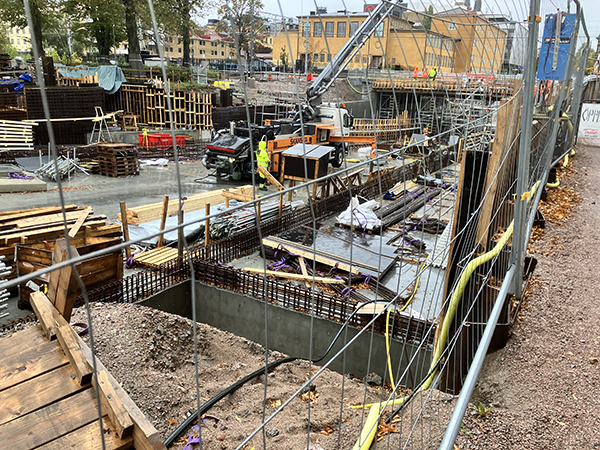 Tunnelbygget St Olof hö sida den 9 okt 2026